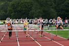 Womens and Girls hurdles at the Northern Inter-Counties under-17s and 15s at Witton Park, Blackburn. Photo: David T. Hewitson/Sports for All Pics
